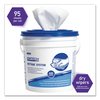 Kimtech Towels & Wipes, White, Hydroknit, 95 Wipes, Unscented, 6 PK 06001